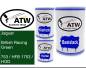 Preview: Jaguar, British Racing Green, 753 / HFB 1753 / HGD: 500ml Lackdose + 500ml Klarlack + 250ml Härter - Set, von ATW Autoteile West.